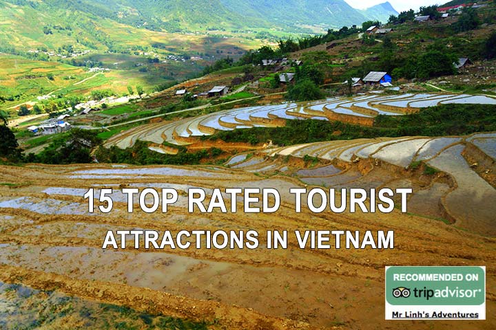 15 top rated tourist attractions in Vietnam