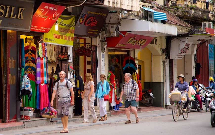 Silk Street in Hanoi