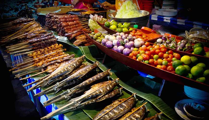 Street food laos