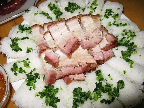 Banh Hoi (Rice noodle sheet)