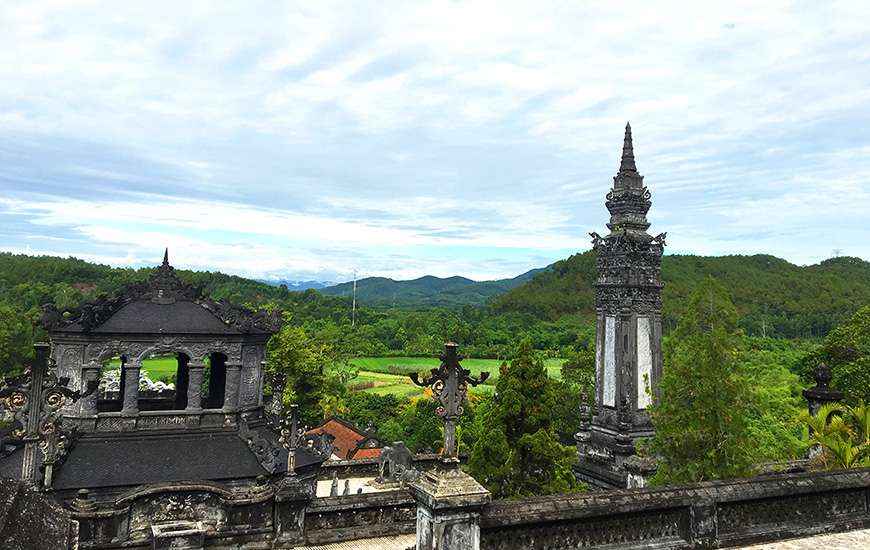  Tombe de Khai Dinh, Hw, visite de Hue, centre du Vietnam