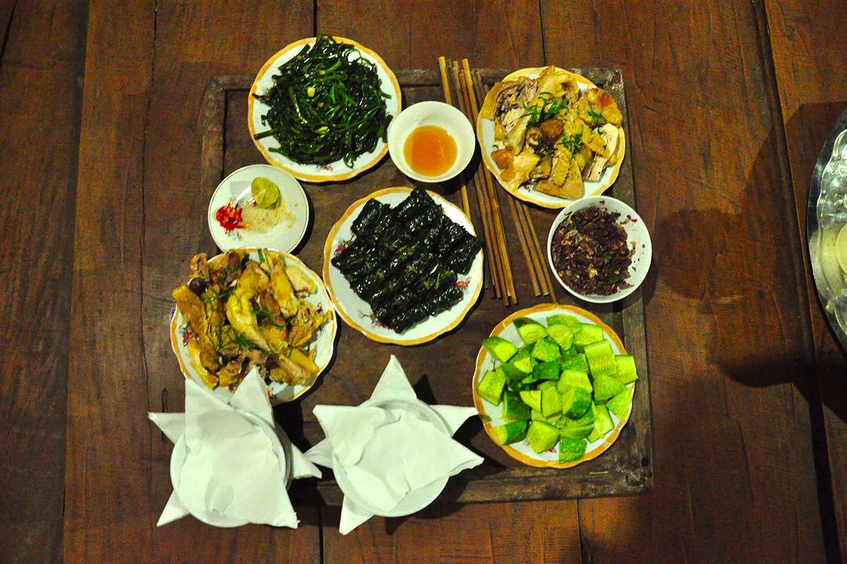 Cuisine de l'ethnie Muong à Mai Chau