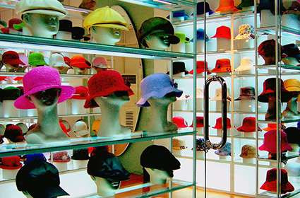 Hat fashion shop