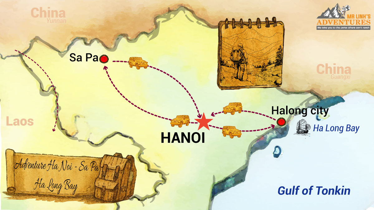 Adventure Hanoi - Sapa - Halong Bay 5 days 4 nights