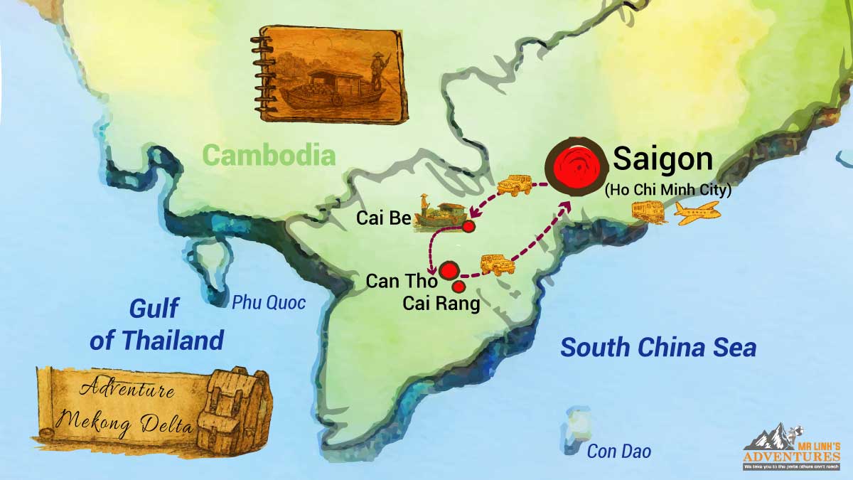 Immersion culturelle dans le Delta du Mékong - 2 jours 1nuit