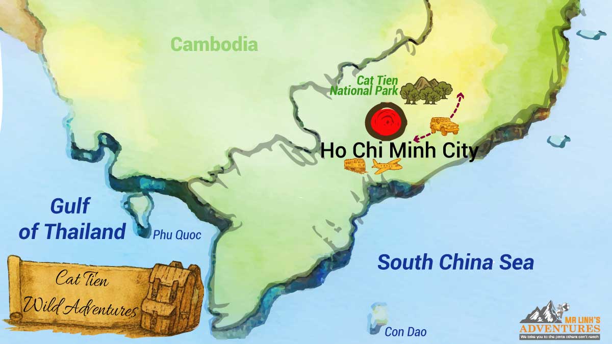 Cat Tien Wild Adventures Trekking 3 days 2 nights