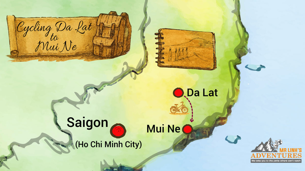 Cycling Dalat to Mui Ne 