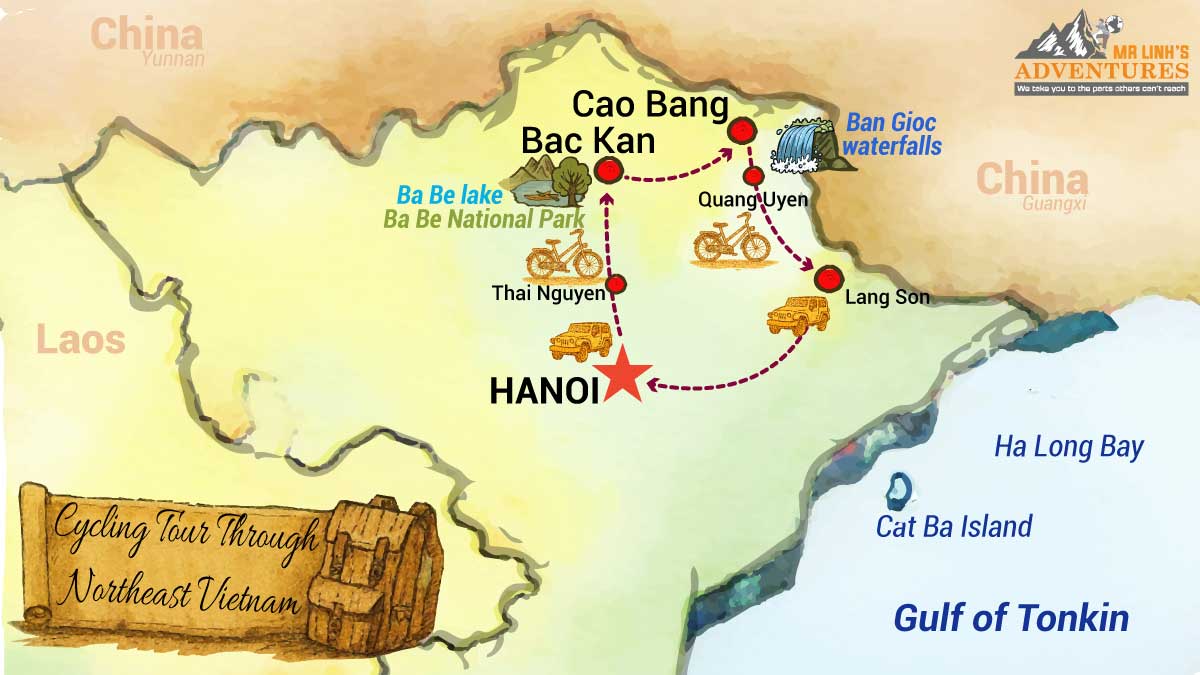 Cycling Tour Through Northeast Vietnam 6 days 5 nights