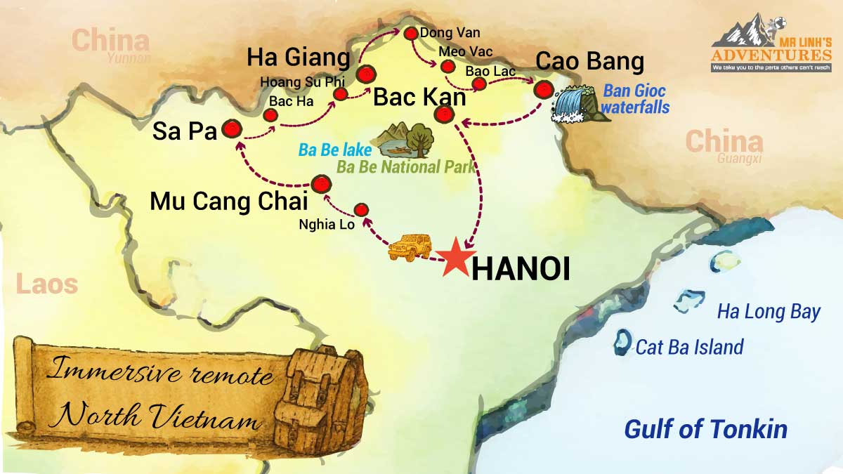 Immersive remote north Vietnam 9 days 8 nights