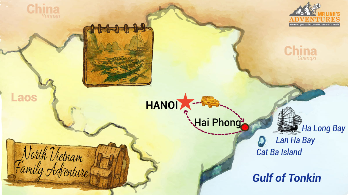North Vietnam Family Adventure 6 days 5 nights 