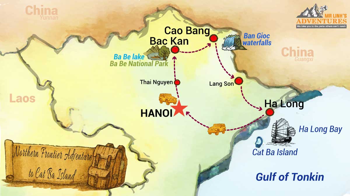 Northern frontier adventure to Cat Ba Island 8 days 7 nights