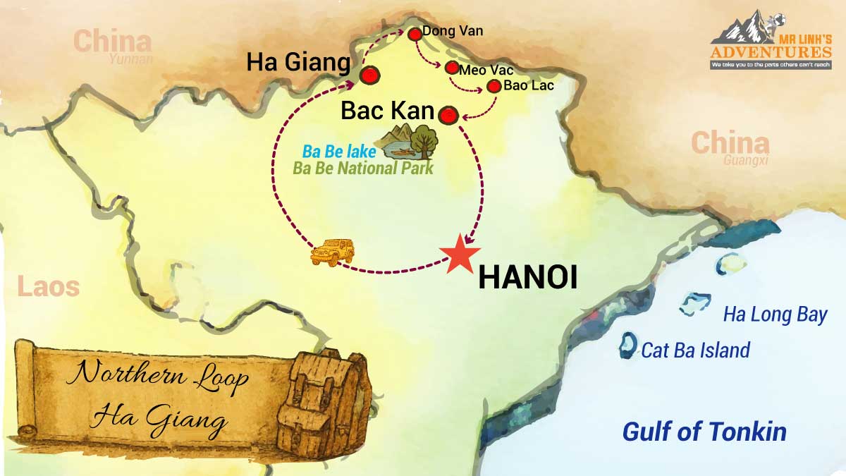 Northern loop Ha Giang - Ba Be 5 days 4 nights 