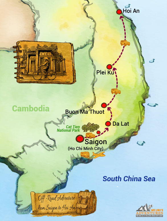 Off-Road Adventure from Saigon to Hoi An 9 days 8 nights