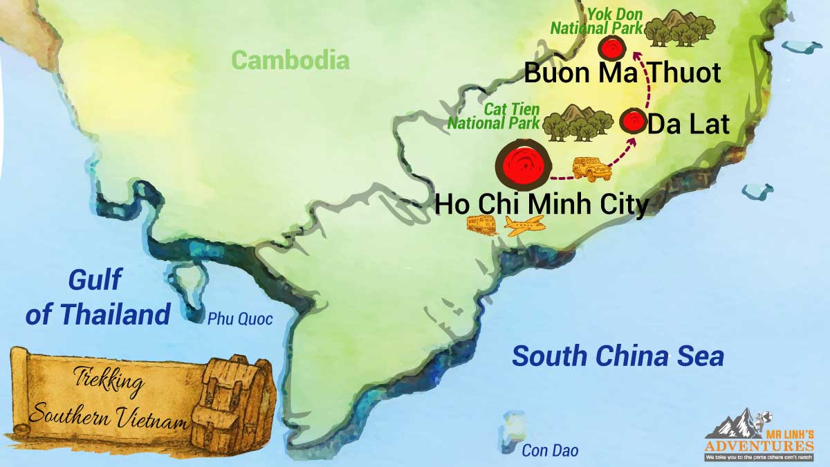 Une semaine de trek intense dans le Sud Vietnam