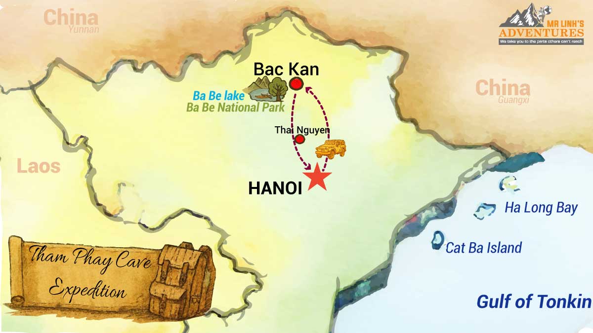 Tham Phay cave expedition 1 day