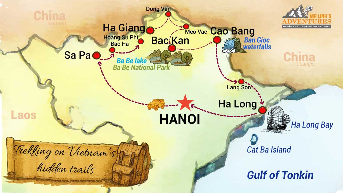 Hiking on Vietnam's Hidden Trails 13 days 12 nights