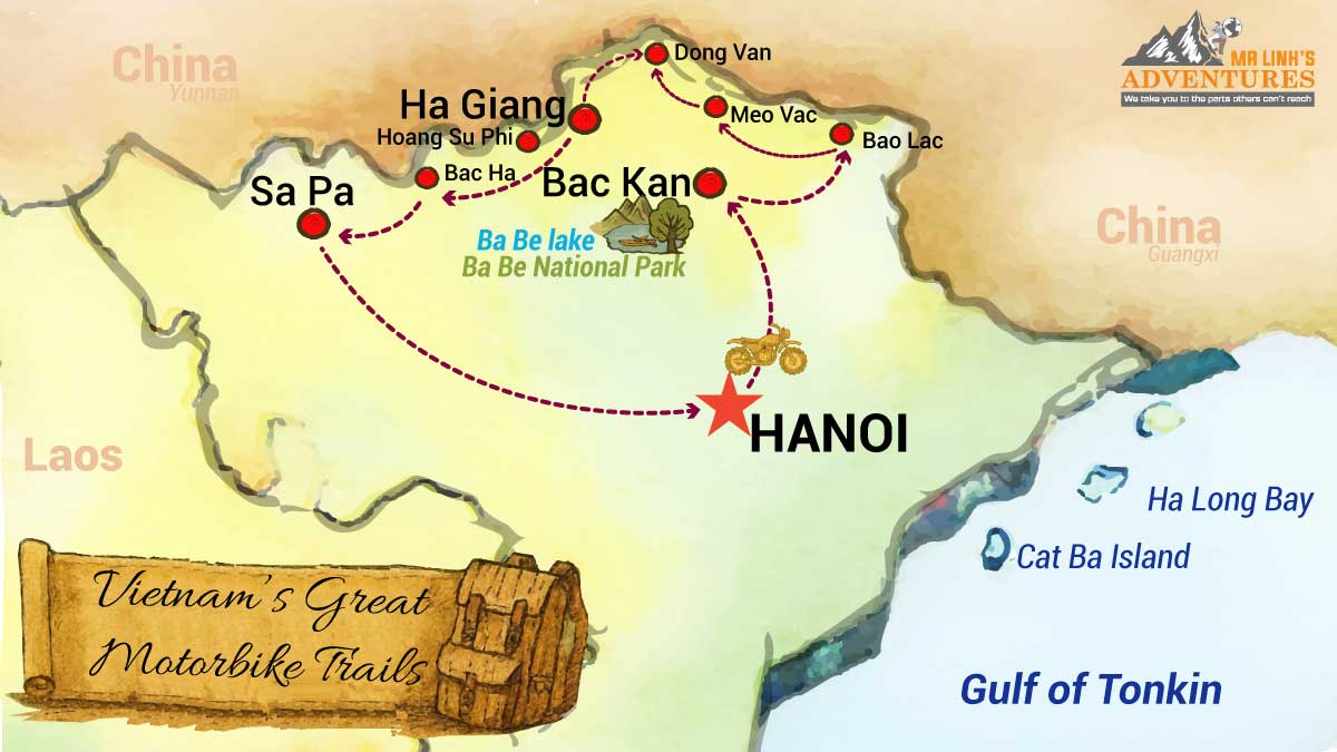 Northern Vietnam Off-Road Expedition 8 Days 7 Nights