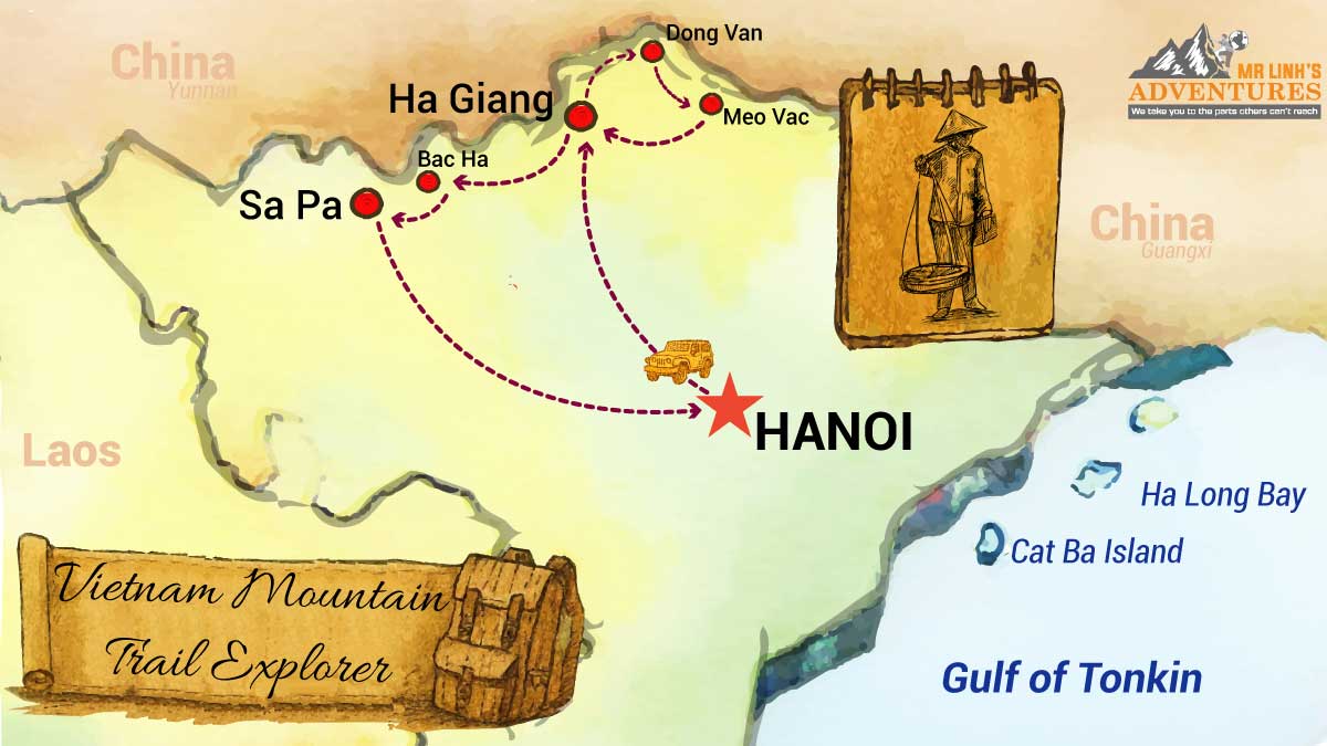 Explorer des sentiers de montagne au Vietnam 8 jours 7 nuits