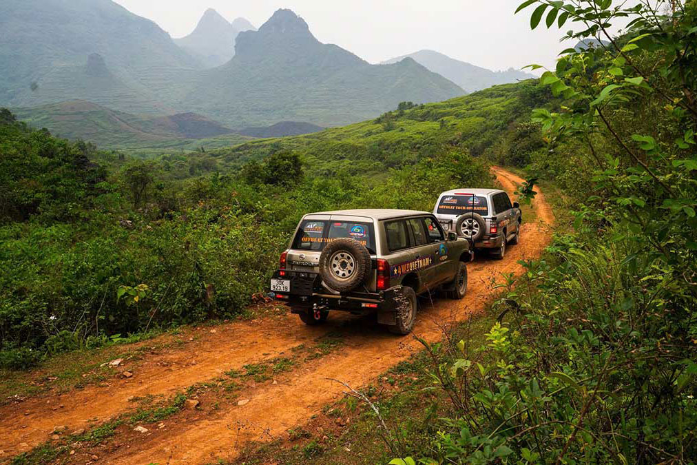 Northern Vietnam Off-Road Jeep Adventure 8 Days 7 Nights