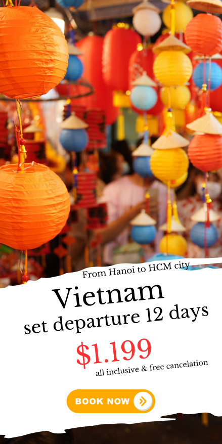 Vietnam departure tour 12 day
