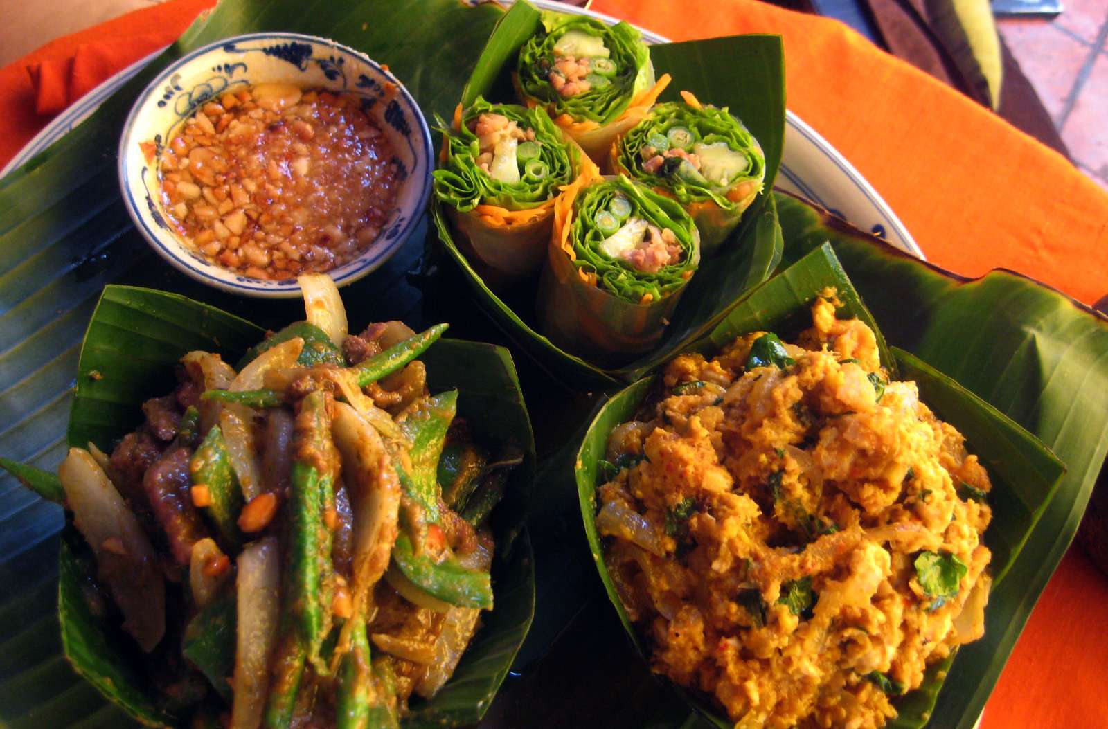 Khmer food in cambodia