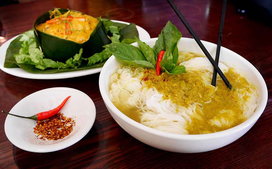 Nom Banh Chok in Cambodia