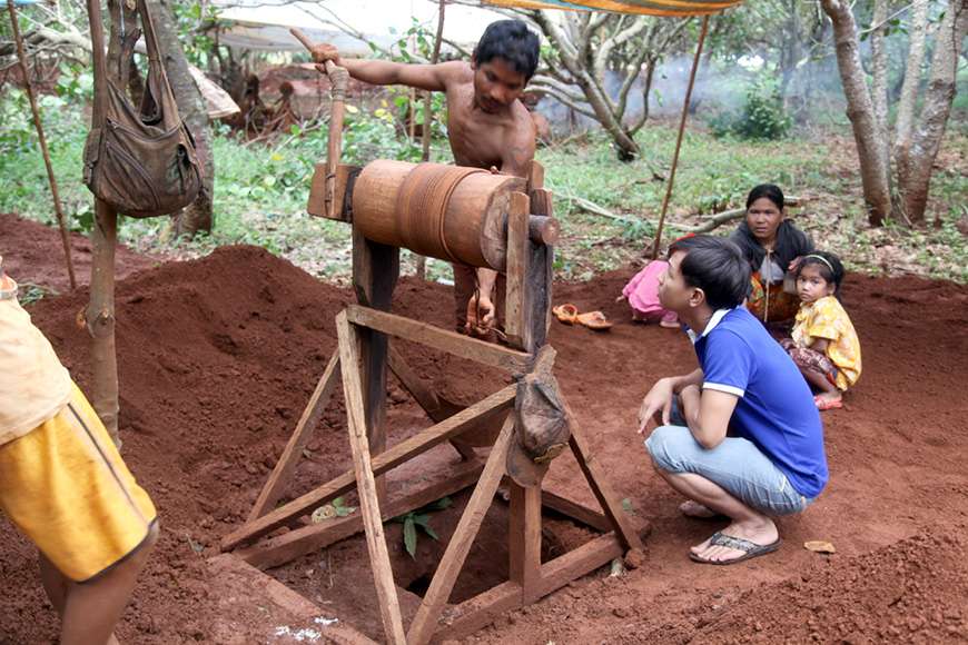 Working underground in Ratanakkiri