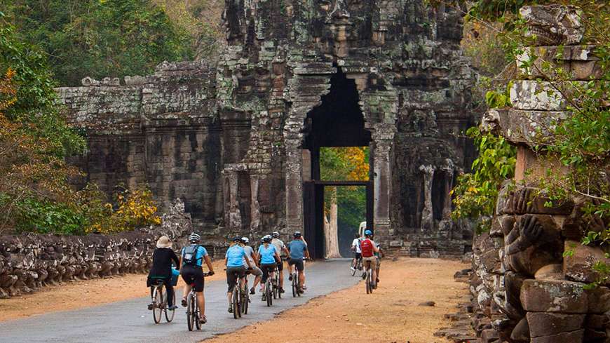 Bicycle in Siem Reap city