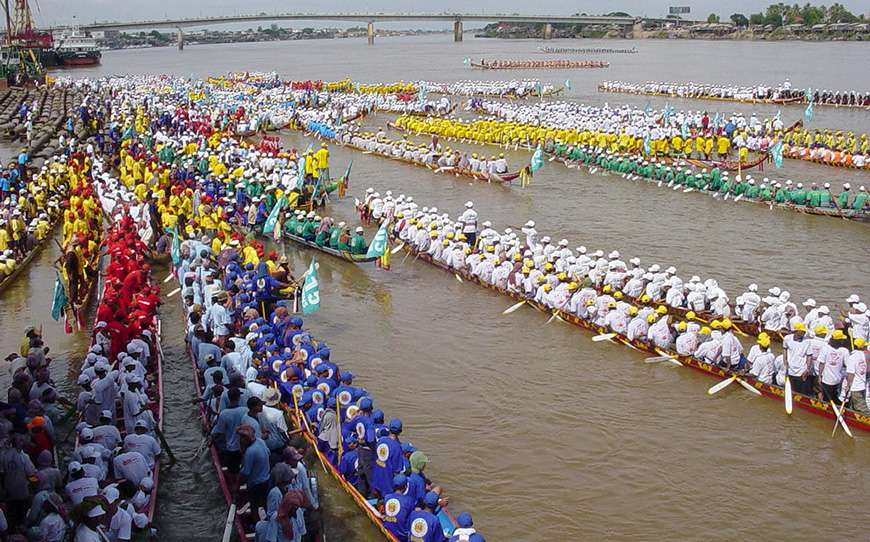 Water Festival in Cambodia