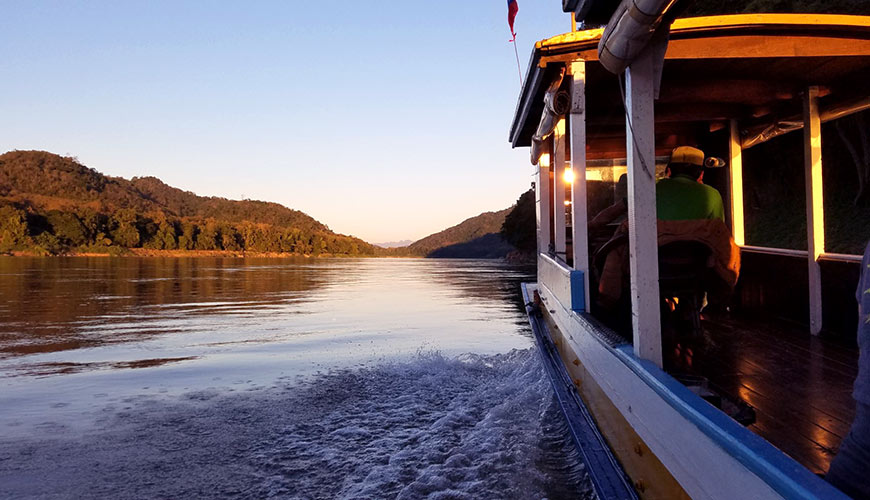 boat trip Luang Prabang