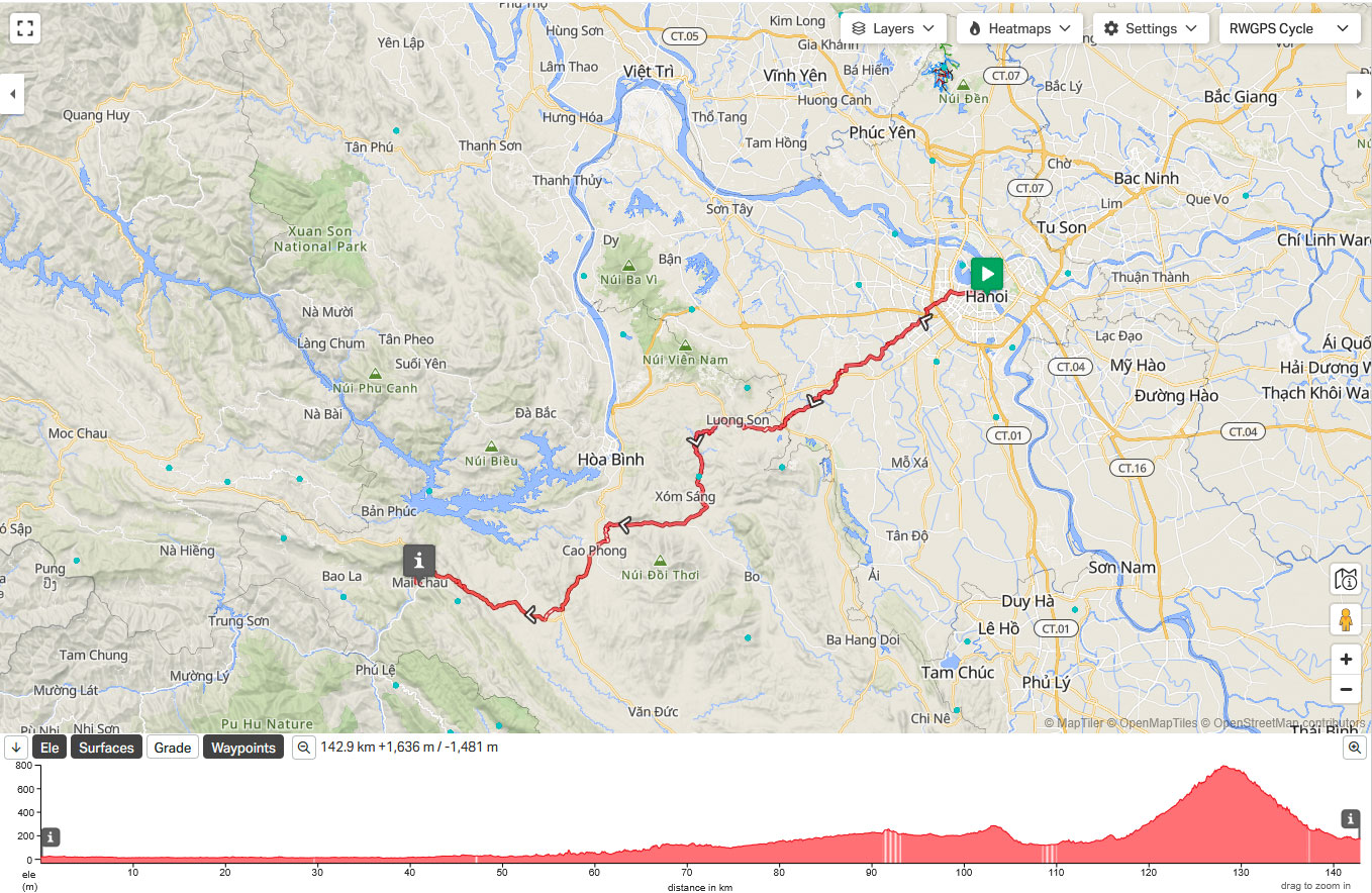 North Vietnam Cycling Tour 4 Days 3 Nights