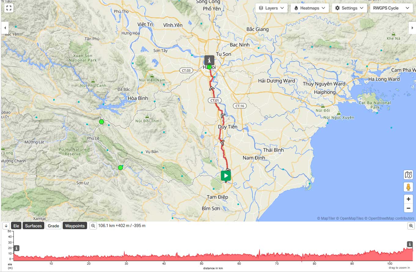 North Vietnam Cycling Tour 4 Days 3 Nights