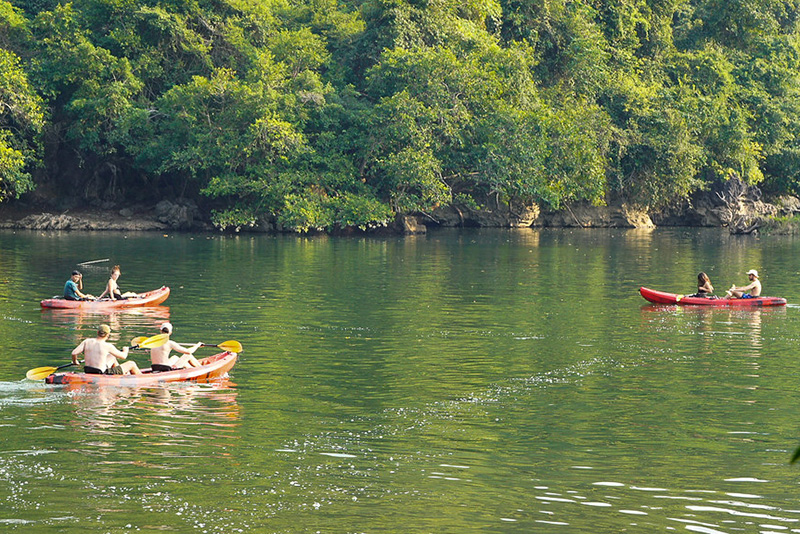  Kayaking, trekking in Ba Be 2 days