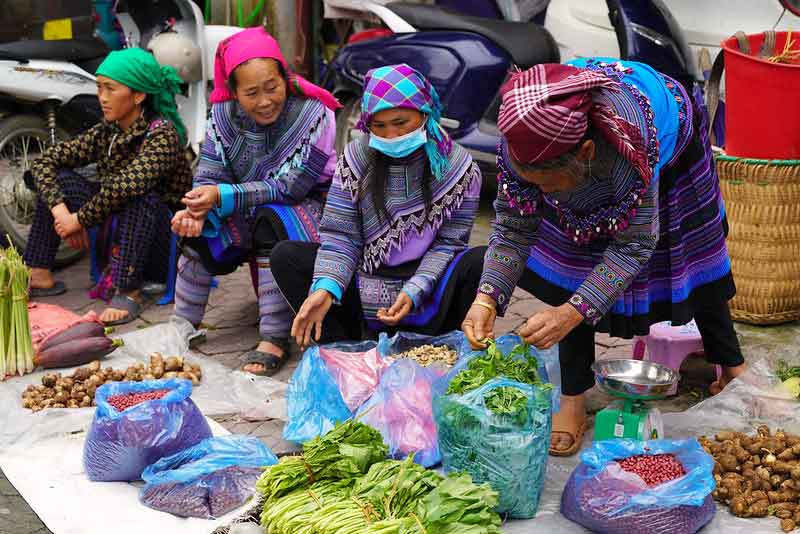 Marchés ethniques de Can Cau et Bac Ha - 4 jours