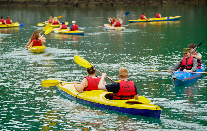kayaking