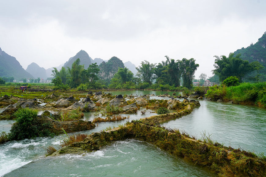 Ban Gioc Falls is the largest waterfall in Asia