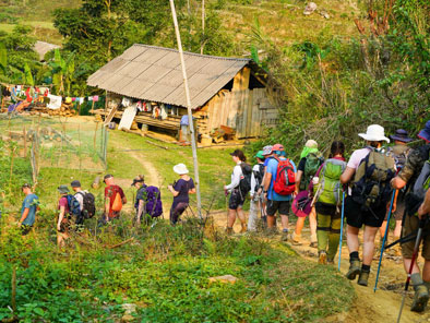 trekking in ba be national park