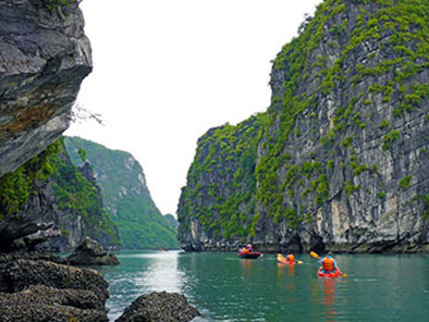 Beach and kayaking