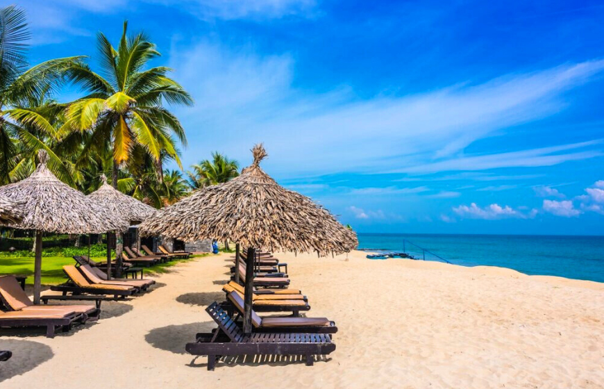 The coastal Vietnam