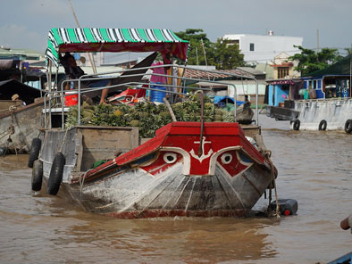 Cai Be’s colourful floating market