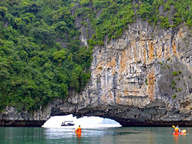 Beach and kayaking