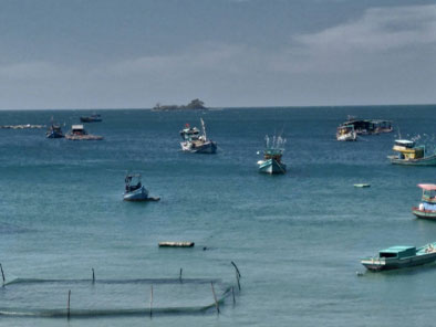 Seascape of Phu Quoc island