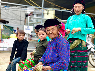 Ethnic people hagiang-locals
