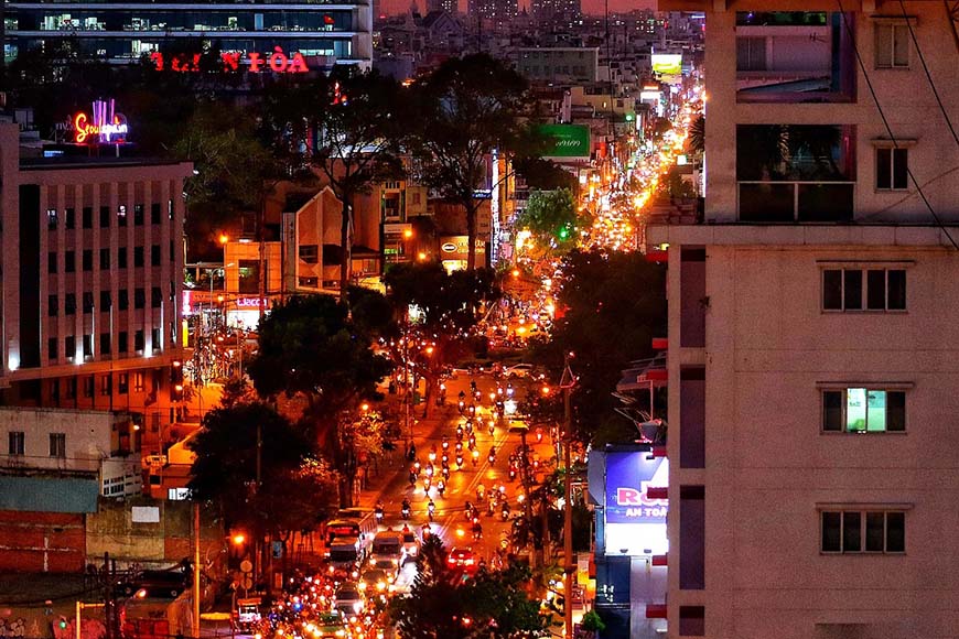 Traffic in Saigon saigon