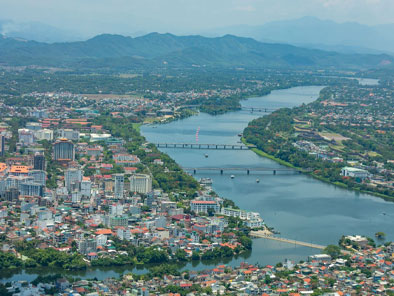 hue aerial view