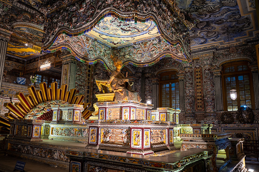 Khai Dinh's mausoleum khai-dinh