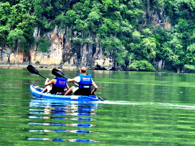  Kayaking, trekking in Ba Be 2 days