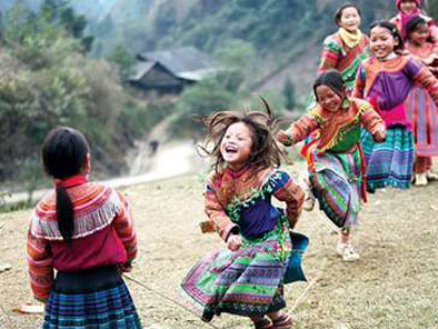 children ta van village