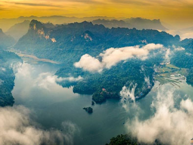 Ban Gioc Waterfall Ba Be Lake