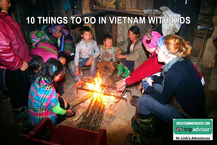 10 chose à faire lorsque l'on voyage au Vietnam avec des enfants